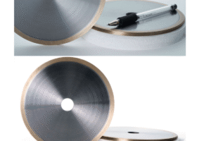 Schleifrad gegen Drahtsäge für Magnete 1 Schleifrad gegen Drahtsäge für Magnete