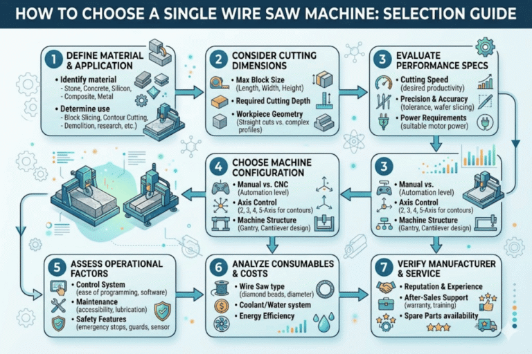 How to Choose a Single Wire Saw Machine: Selection Guide 31 How to Choose a Single Wire Saw Machine Selection Guide