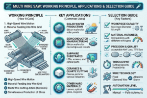 Multi Wire Saw Working Principle, Applications & Selection Guide