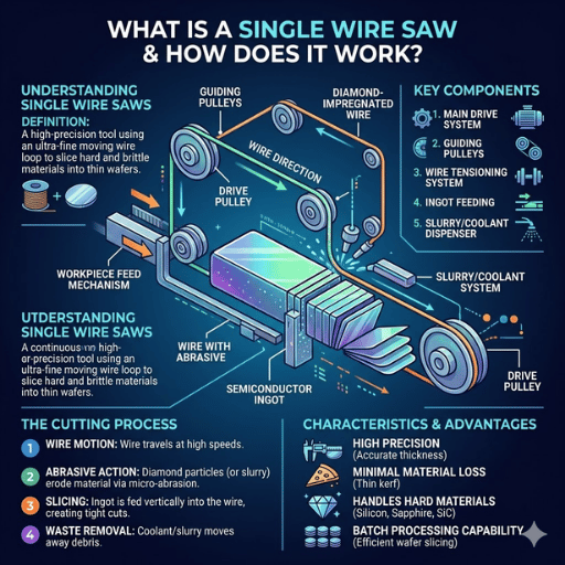 Single Wire Saw Applications: Industry Guide 1 What Is a Single Wire Saw and How Does It Work