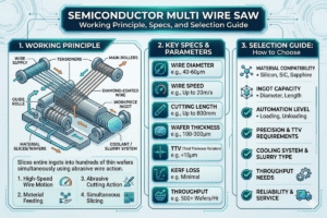 Semiconductor Multi Wire Saw Working Principle, Specs, and Selection Guide