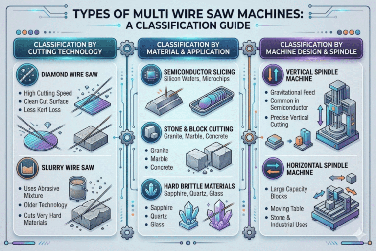 Types of Multi Wire Saw Machines: A Classification Guide 7 Types of Multi Wire Saw Machines A Classification Guide