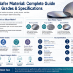 Silicon Wafer Material: Complete Guide to Types, Grades & Specifications