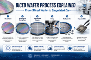 Diced Wafer Process Explained: From Sliced Wafer to Singulated Die