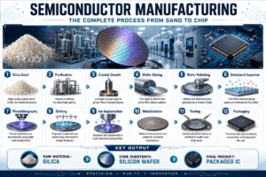 Semiconductor Manufacturing: The Complete Process from Sand to Chip