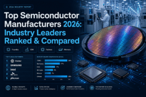 Top Semiconductor Manufacturers 2026: Industry Leaders Ranked & Compared