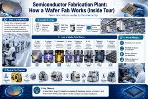 Semiconductor Fabrication Plant: How a Wafer Fab Works (Inside Tour)