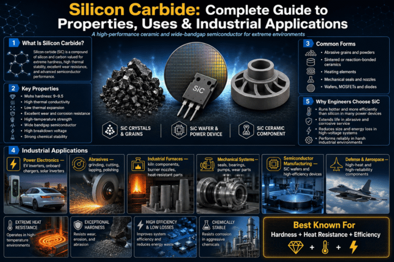 Silicon Carbide: Complete Guide to Properties, Uses & Industrial Applications