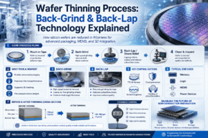 Wafer Thinning Process: Back-Grind & Back-Lap Technology Explained