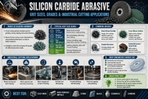 Silicon Carbide Abrasive: Grit Sizes, Grades & Industrial Cutting Applications