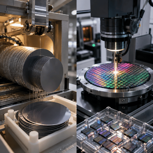 Wafer Slicing vs Wafer Dicing: Process, Equipment & When to Use Each 1 Slicing vs Dicing at a Glance