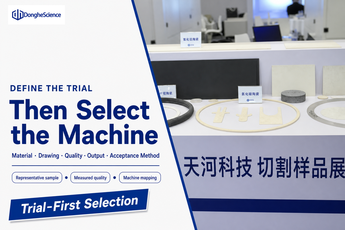 Define the Trial Before Selecting the Machine — DONGHE
