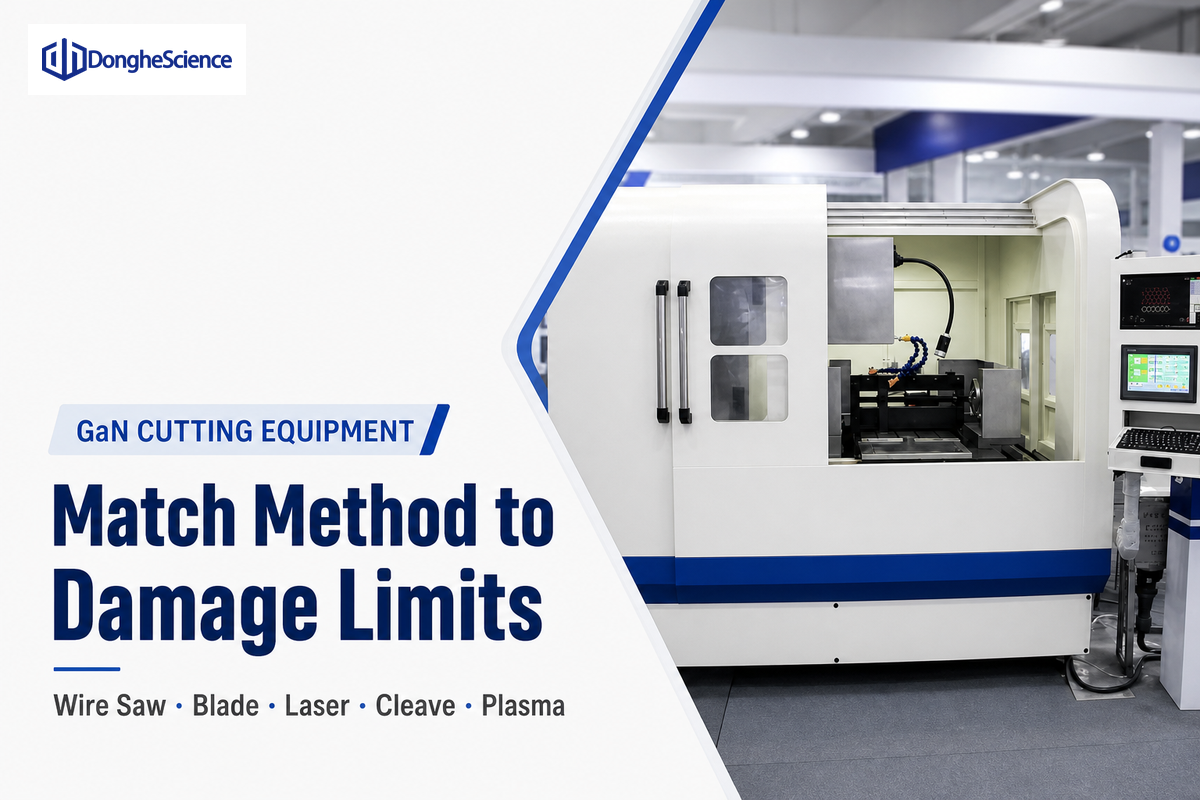 Equipment Options: Wire Saw, Blade Dicing, Laser, Scribe-Cleave, and Plasma — DONGHE