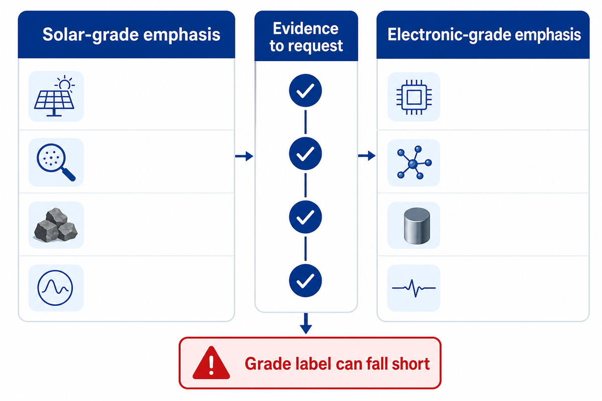 Solar Grade vs Electronic Grade: What Purity Controls Change? — DONGHE
