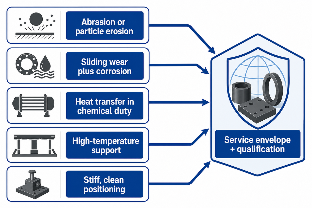 Industrial Applications: Match the Grade to the Failure Mode